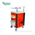 Carro de emergencia de acero inoxidable ABS Moible Hospital